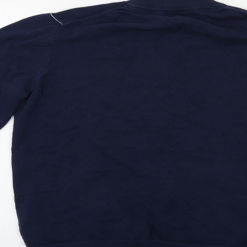 Boss Womens Blue   Full Zip Sweatshirt Size M
