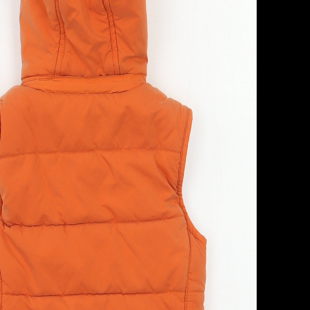 DKNY Baby Orange   Gilet Waistcoat Size 9-12 Months