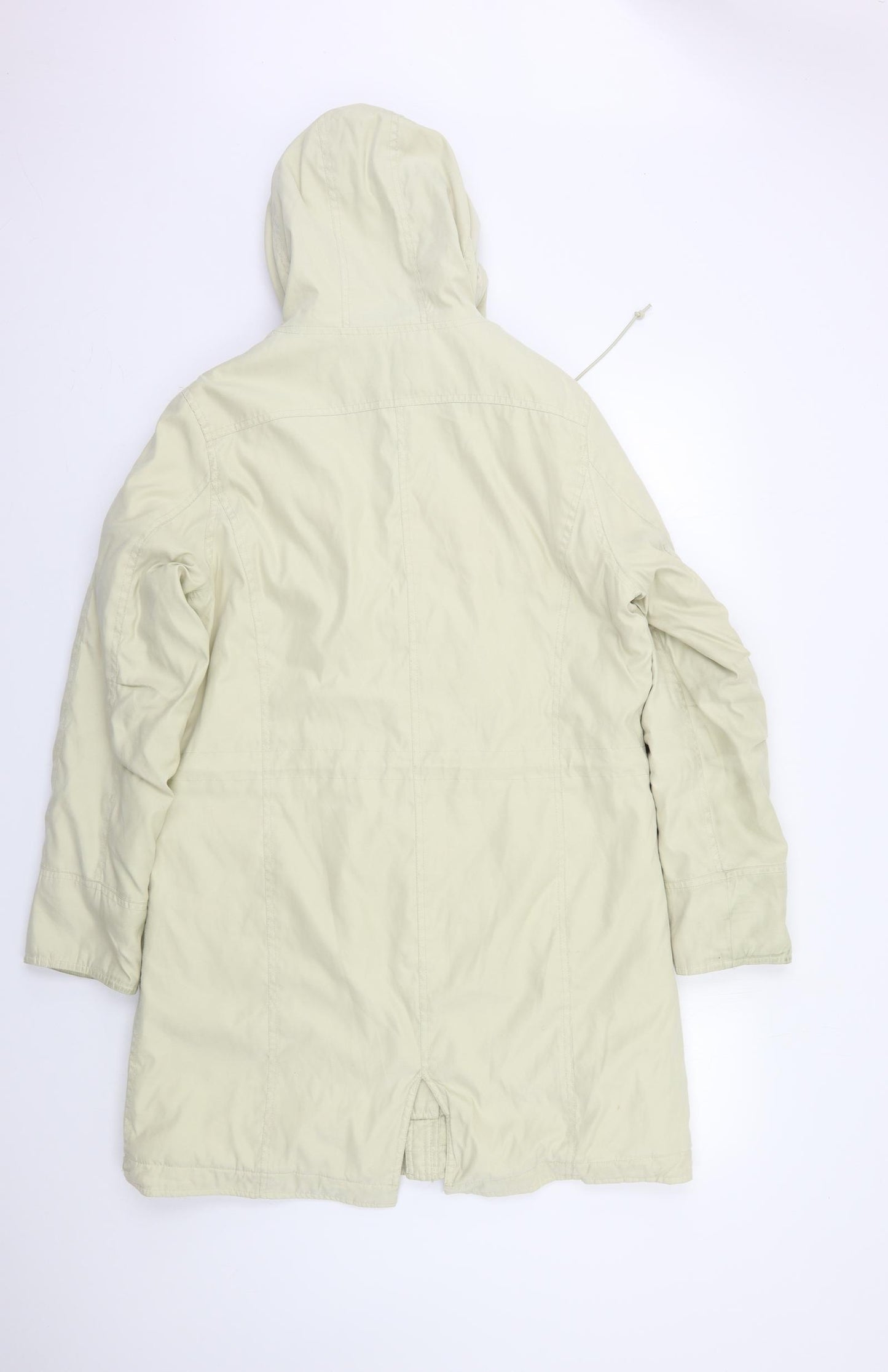 Per Una Womens Beige   Overcoat Coat Size M