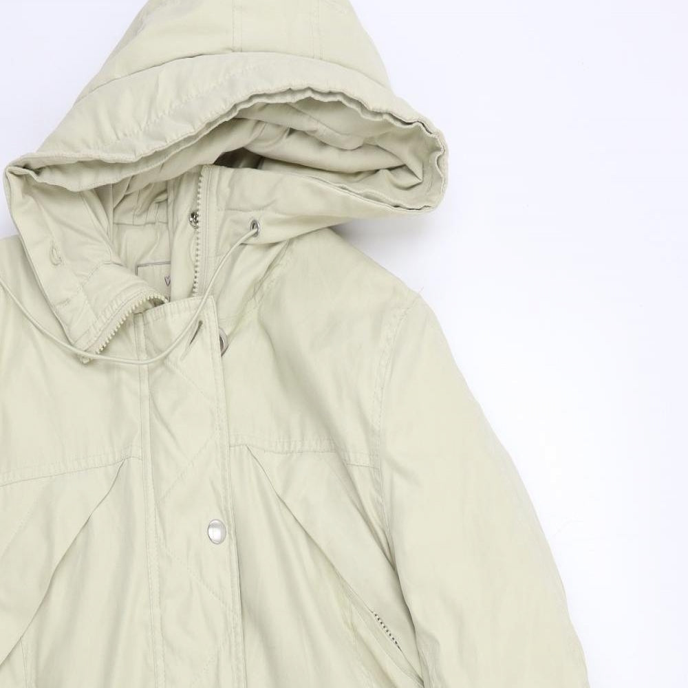 Per Una Womens Beige   Overcoat Coat Size M
