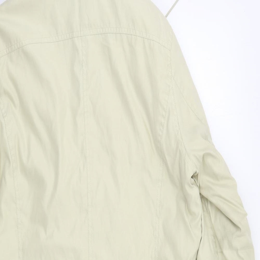 Per Una Womens Beige   Overcoat Coat Size M