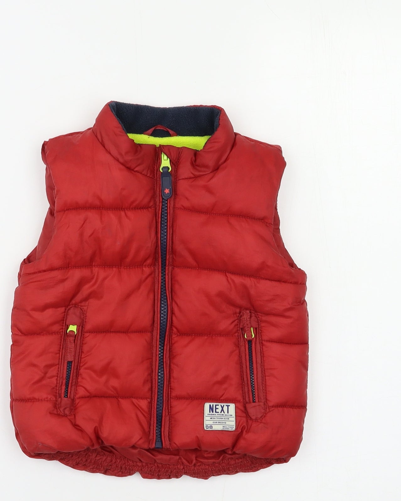 NEXT Baby Red   Gilet Waistcoat Size 9-12 Months