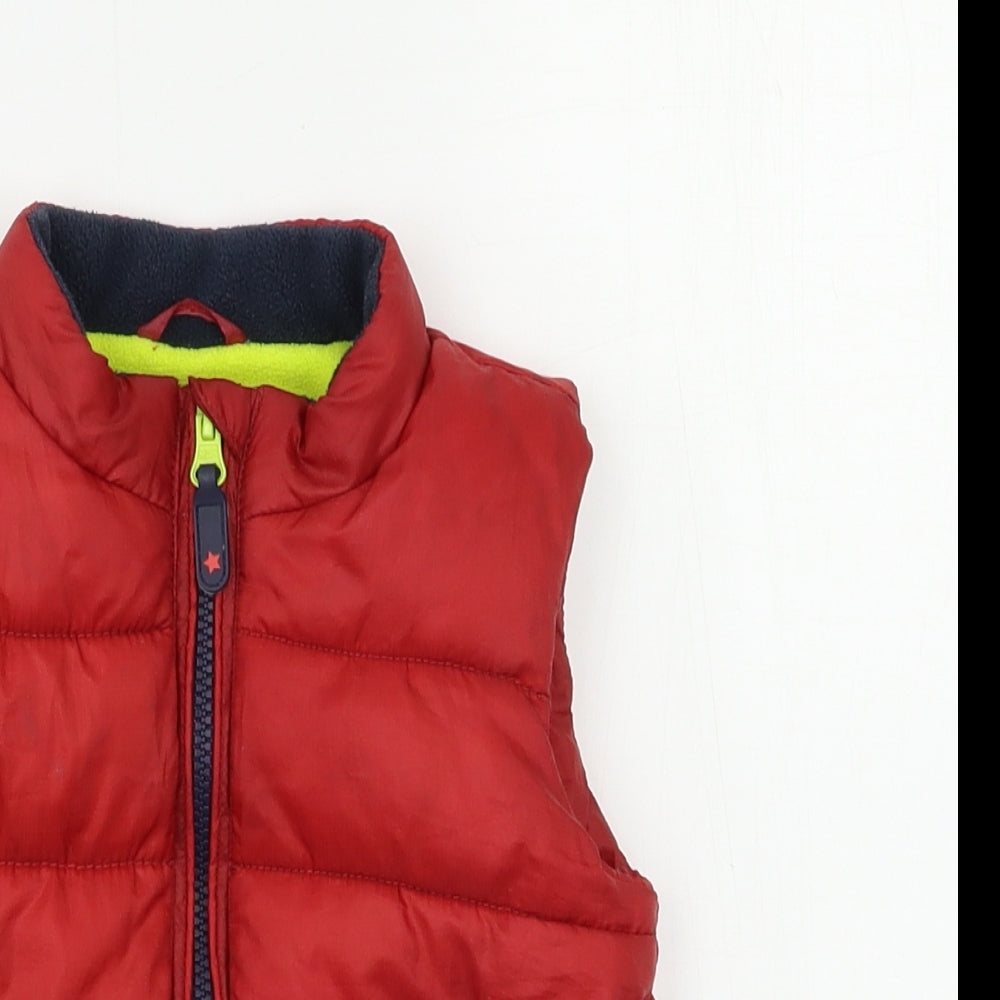 NEXT Baby Red   Gilet Waistcoat Size 9-12 Months
