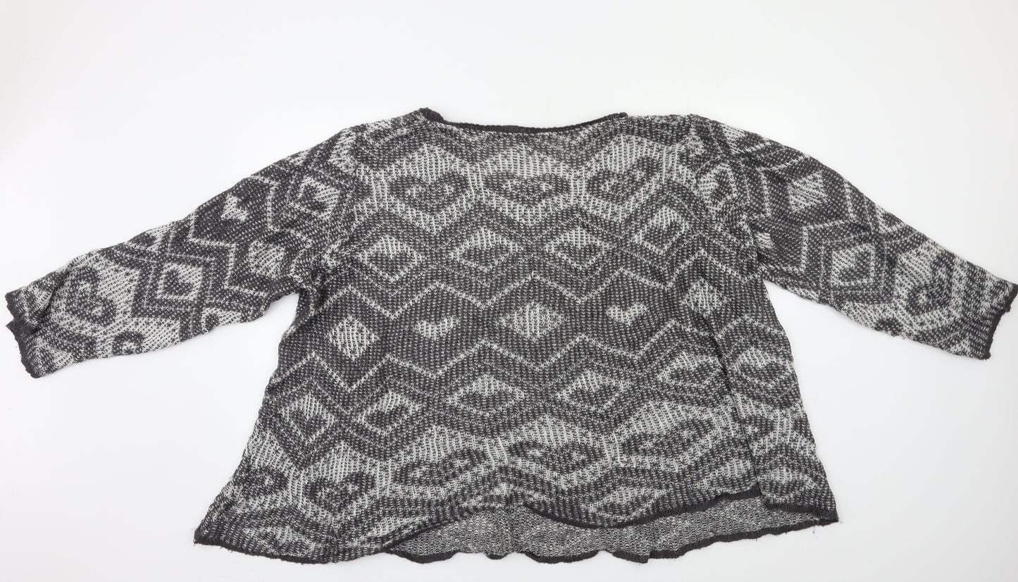 Preworn Womens Grey   Pullover Jumper Size 24