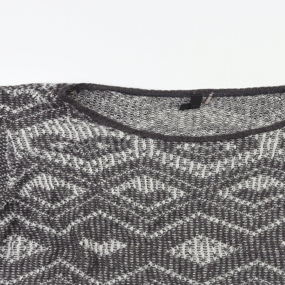 Preworn Womens Grey   Pullover Jumper Size 24