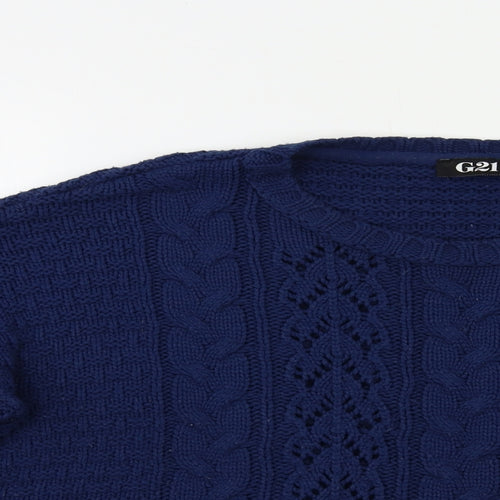 G21 Womens Blue   Pullover Jumper Size 18