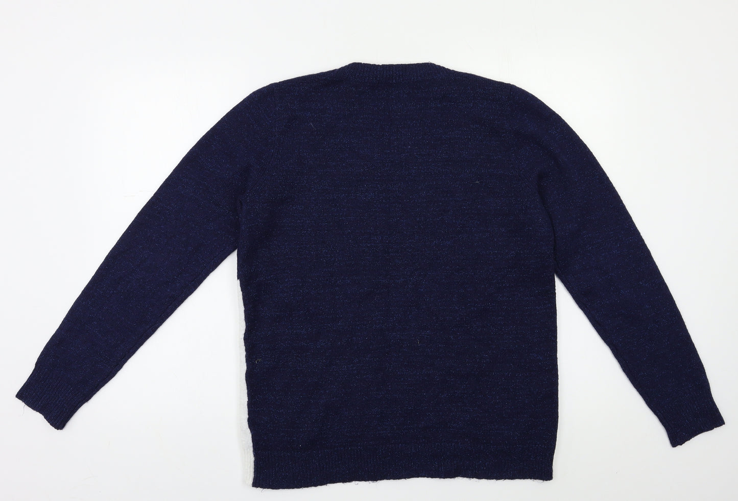 TU Womens Blue   Pullover Jumper Size 14  - Xmas jumper