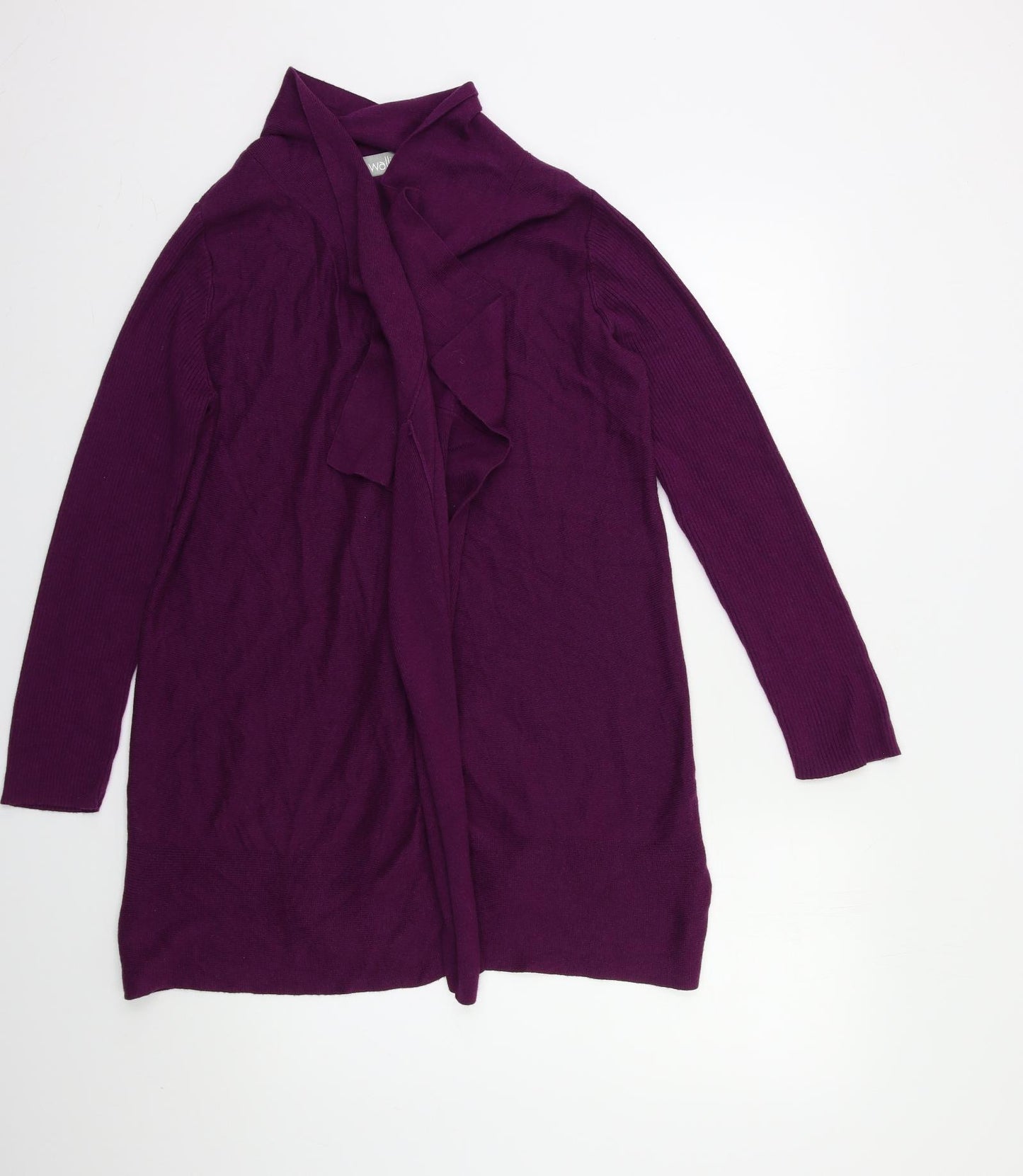 Wallis Womens Purple   Cardigan Jumper Size 14