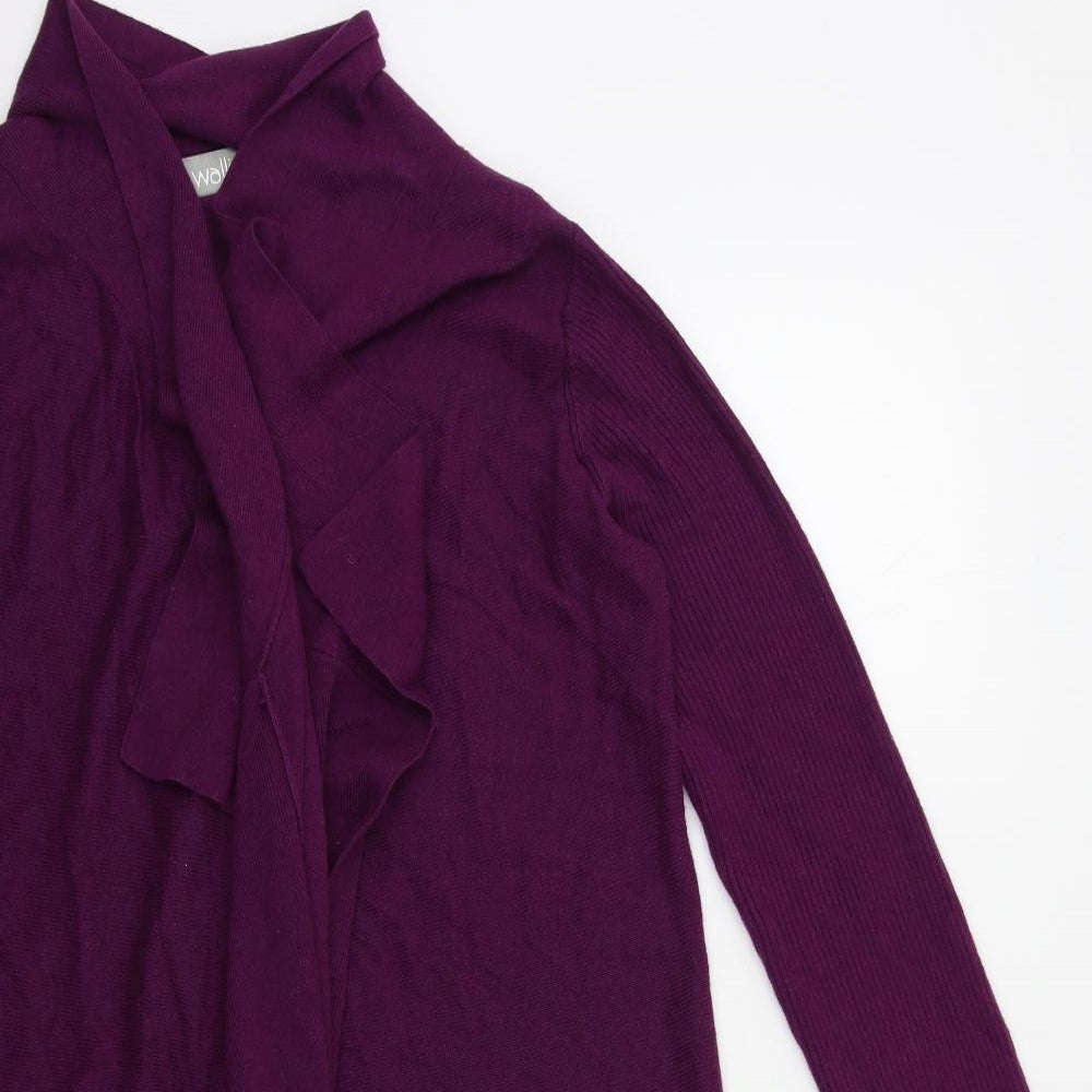 Wallis Womens Purple   Cardigan Jumper Size 14