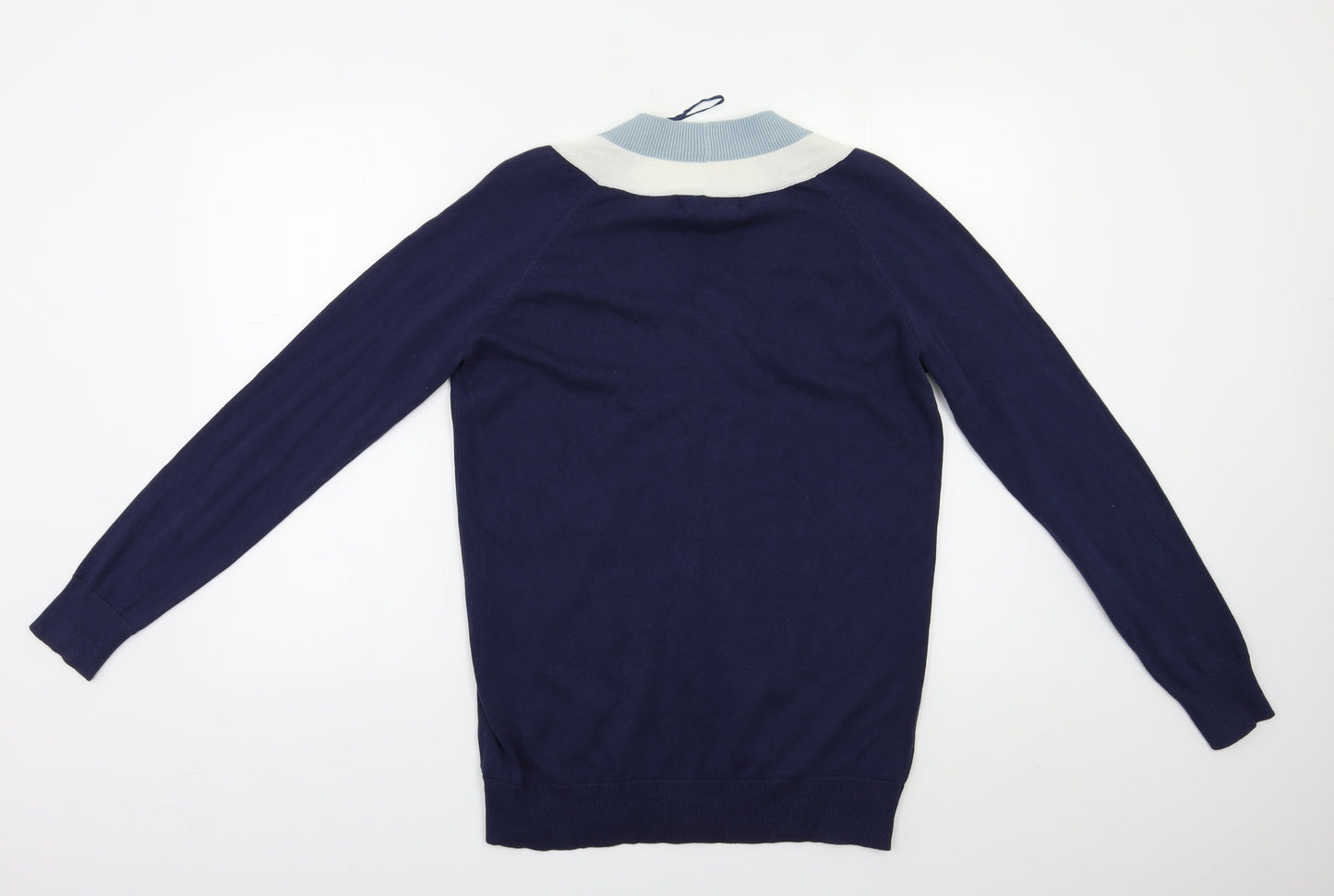 NEXT Womens Blue Striped  Pullover Jumper Size 12