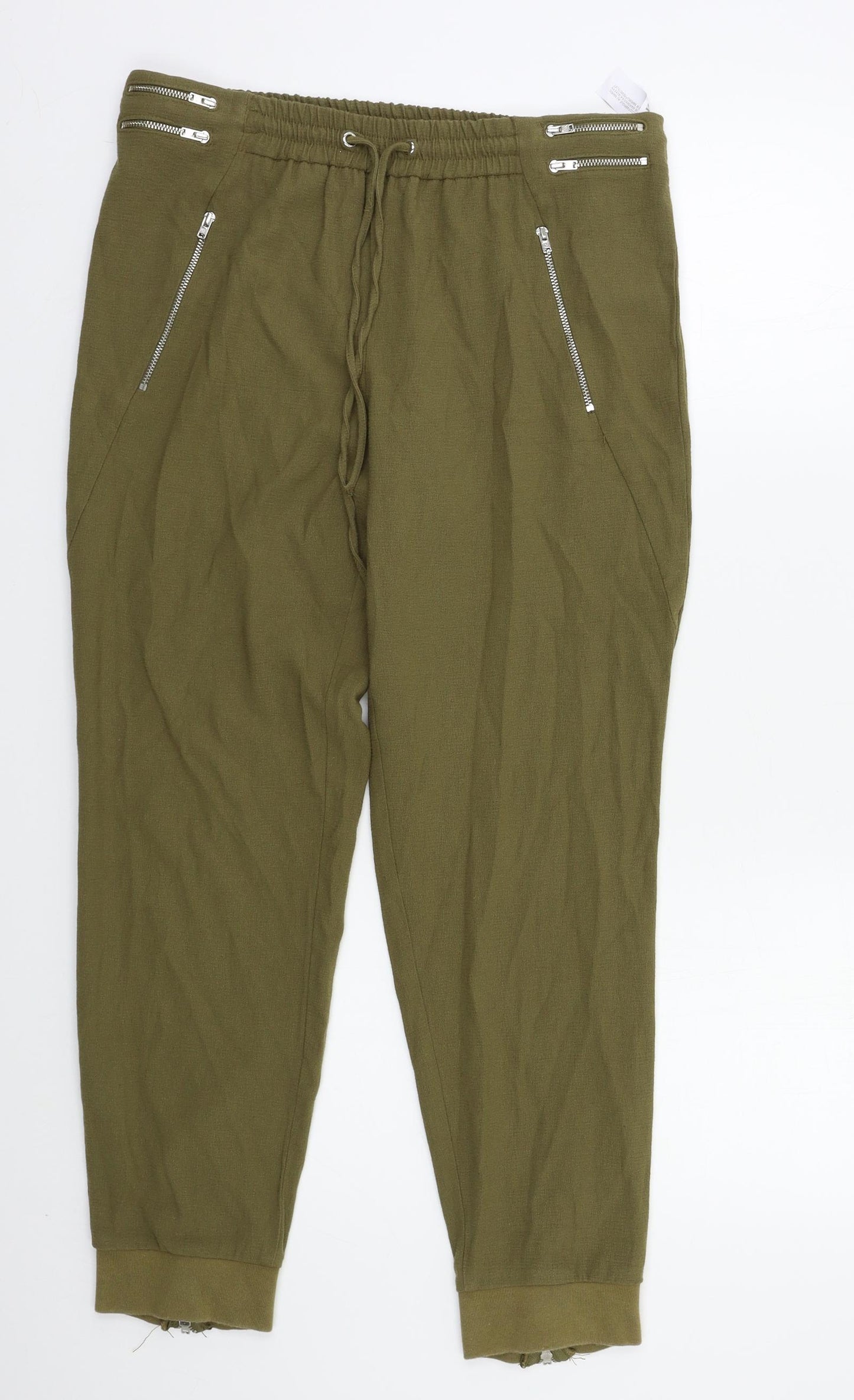 Zara Womens Green   Trousers  Size M L26 in
