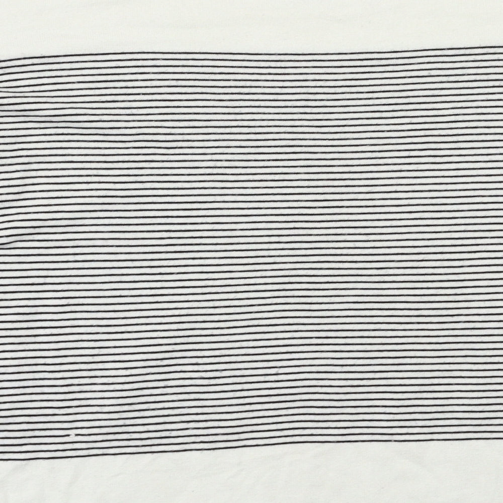 Atmosphere Womens White Striped  Pullover Jumper Size 10