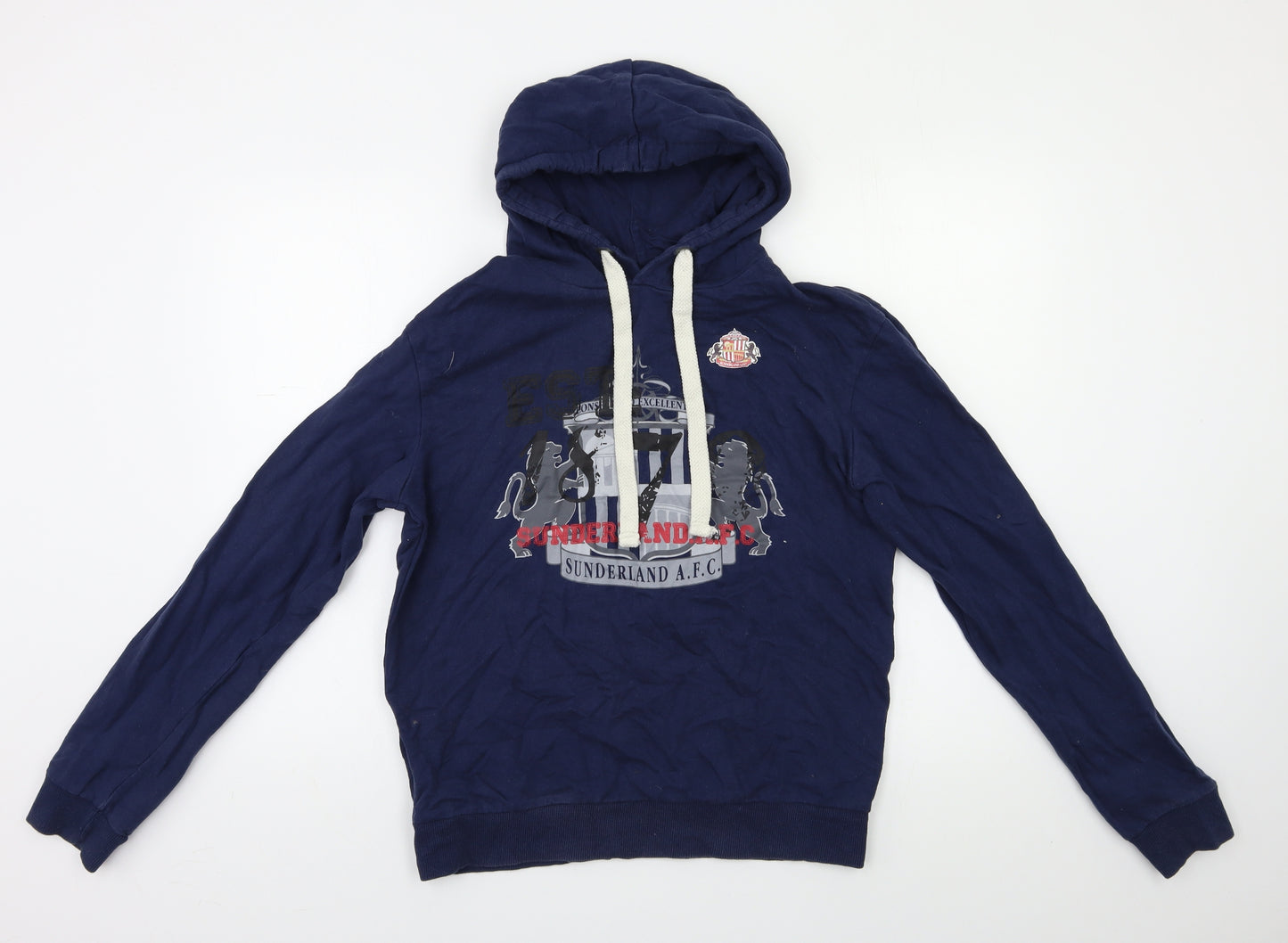 Sunderland AFC Mens Blue   Pullover Hoodie Size M