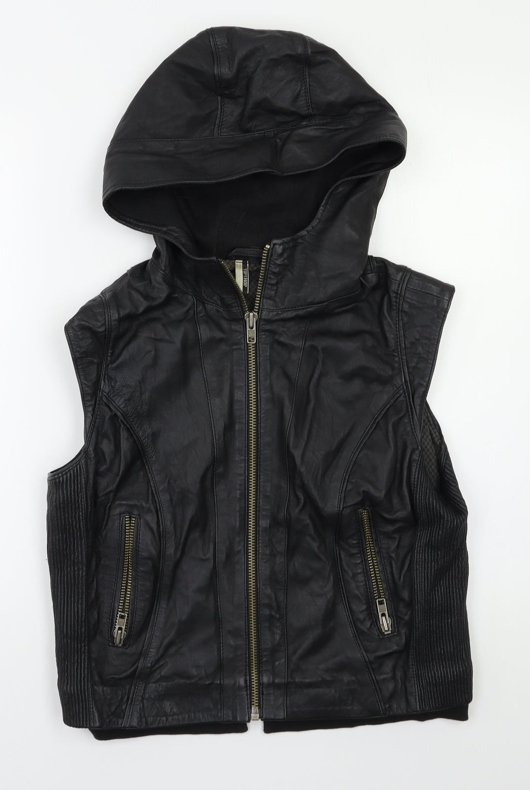 Topshop Womens Black   Jacket Poncho Size 14