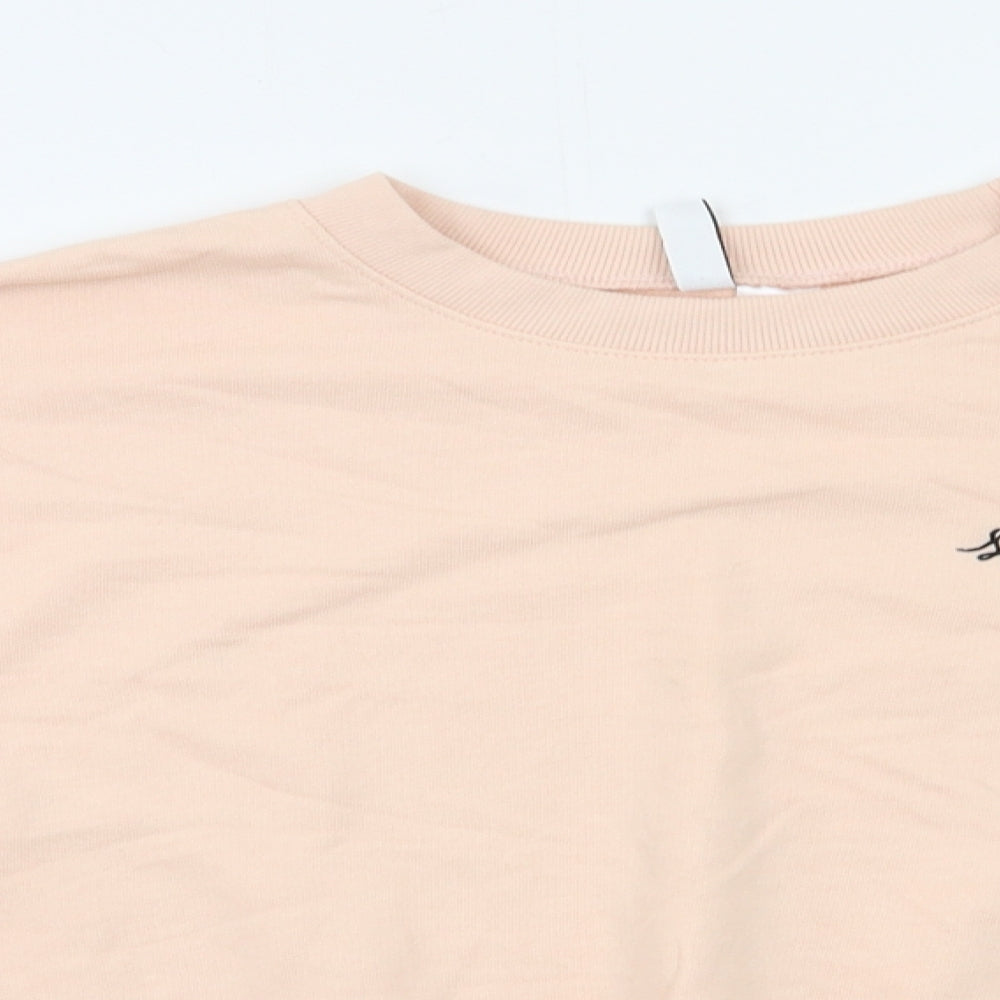 H&M Womens Pink   Pullover Sweatshirt Size M