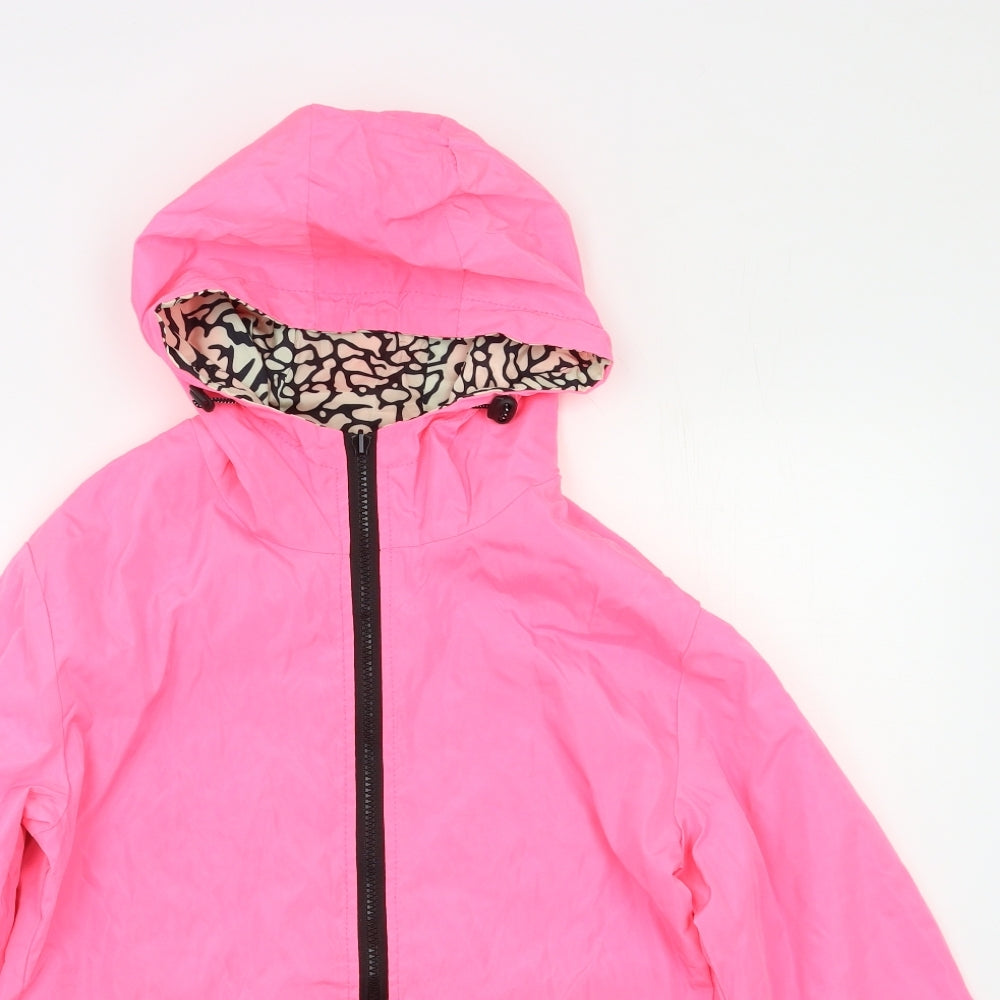 Preworn Womens Pink   Rain Coat Blazer Size M