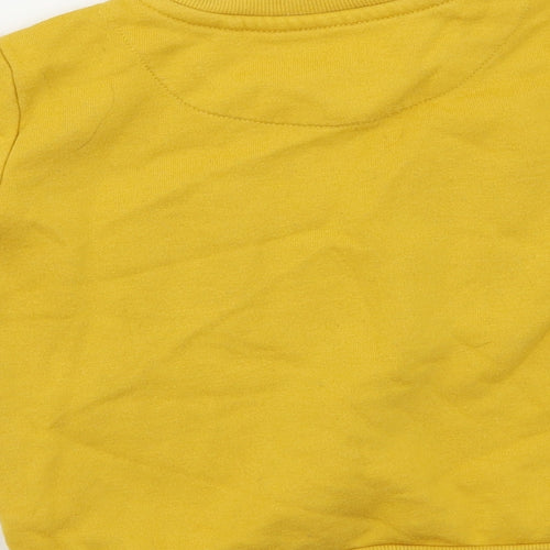 Primark Boys Yellow   Pullover Sweatshirt Size 3-4 Years