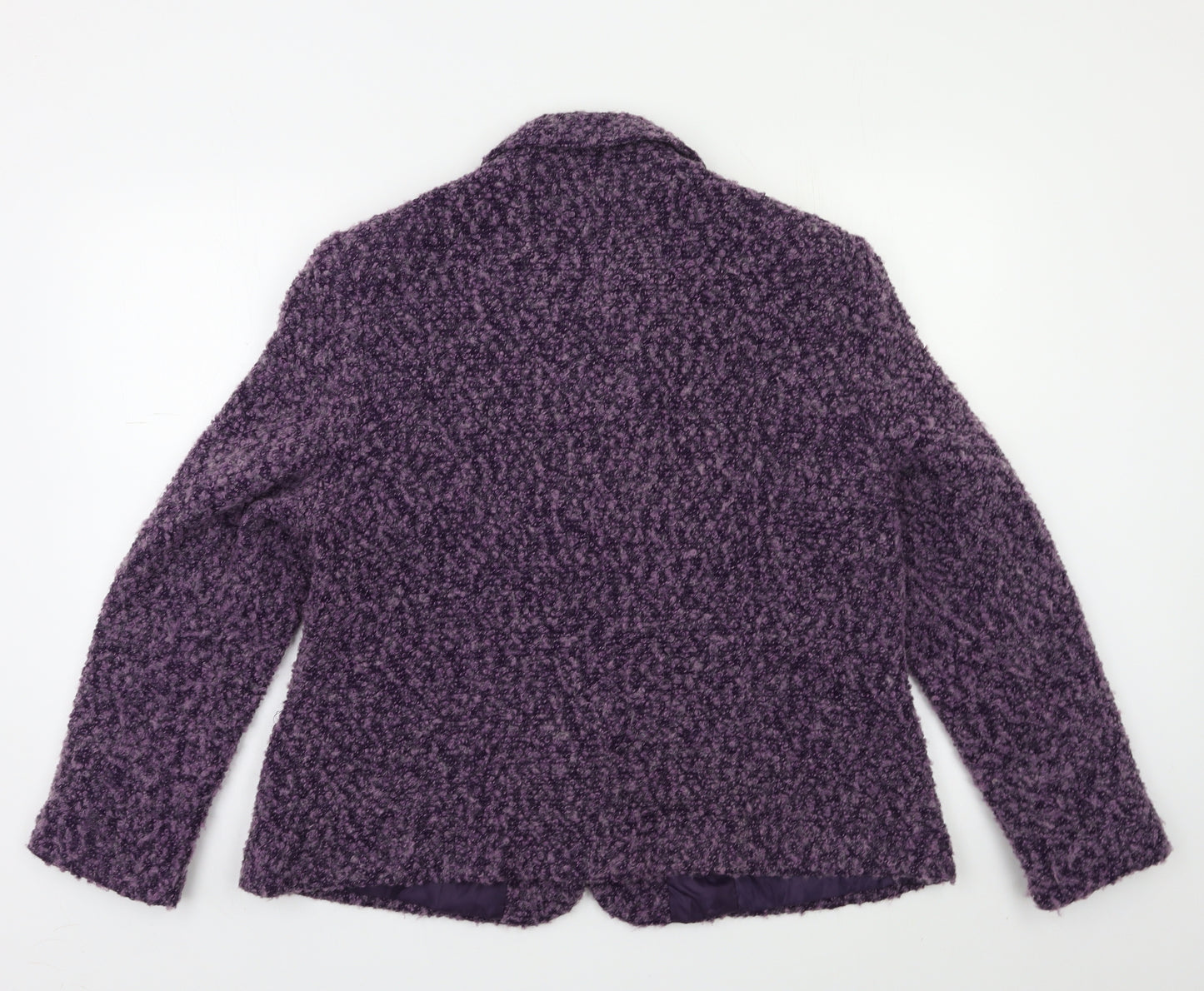 EWM Womens Purple   Jacket Blazer Size 18