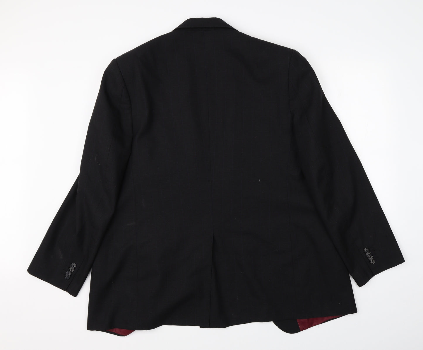 Syed Bawkher & Co Mens Black   Jacket Suit Jacket Size 38