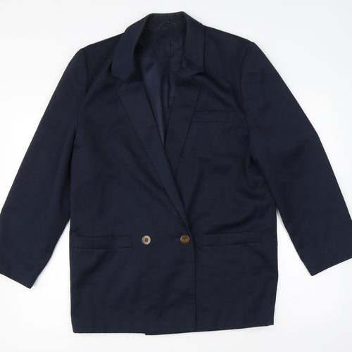 Richards Womens Blue   Jacket Suit Jacket Size 12