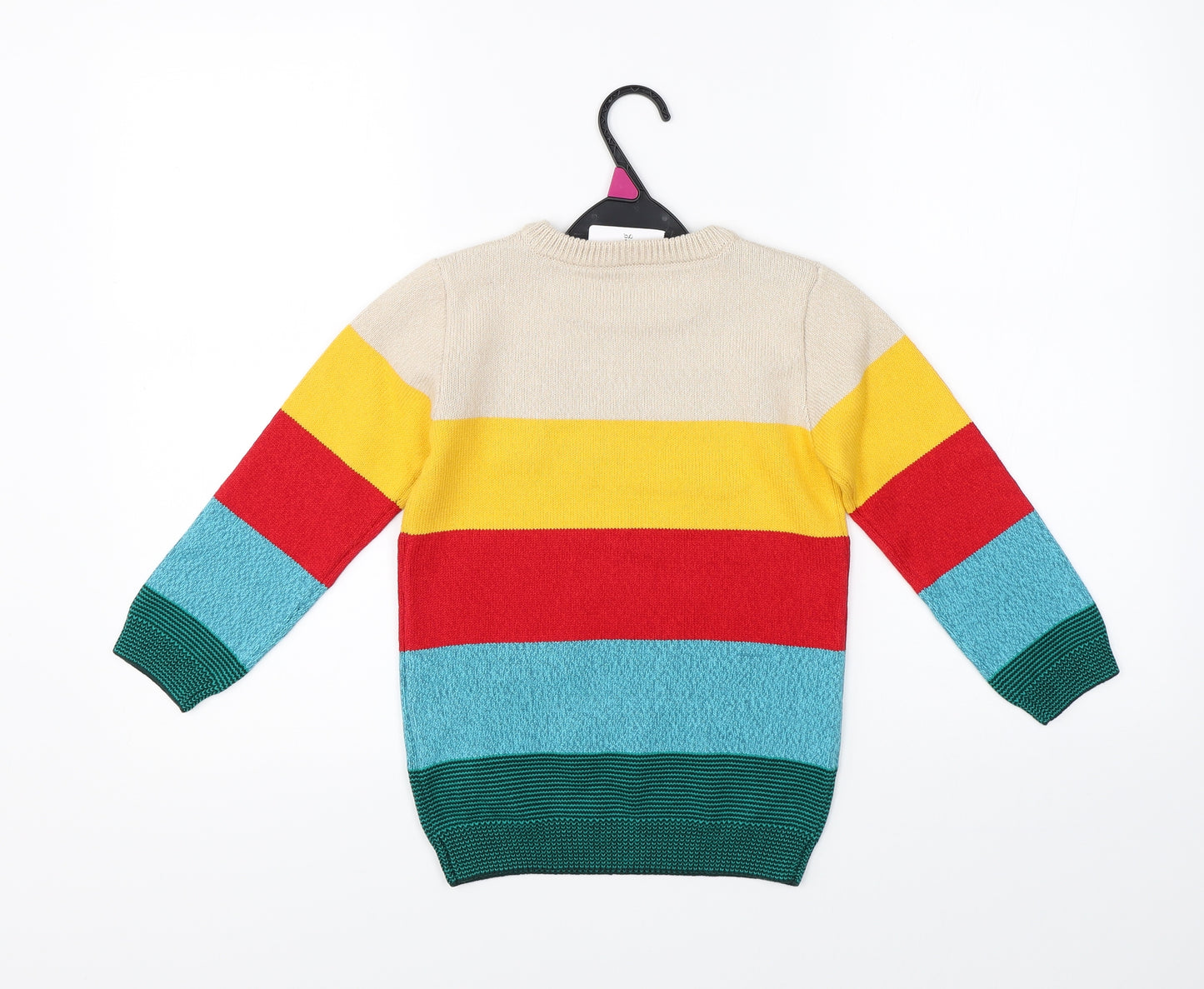 Nutmeg Boys Multicoloured  Knit Pullover Jumper Size 5-6 Years  - cars