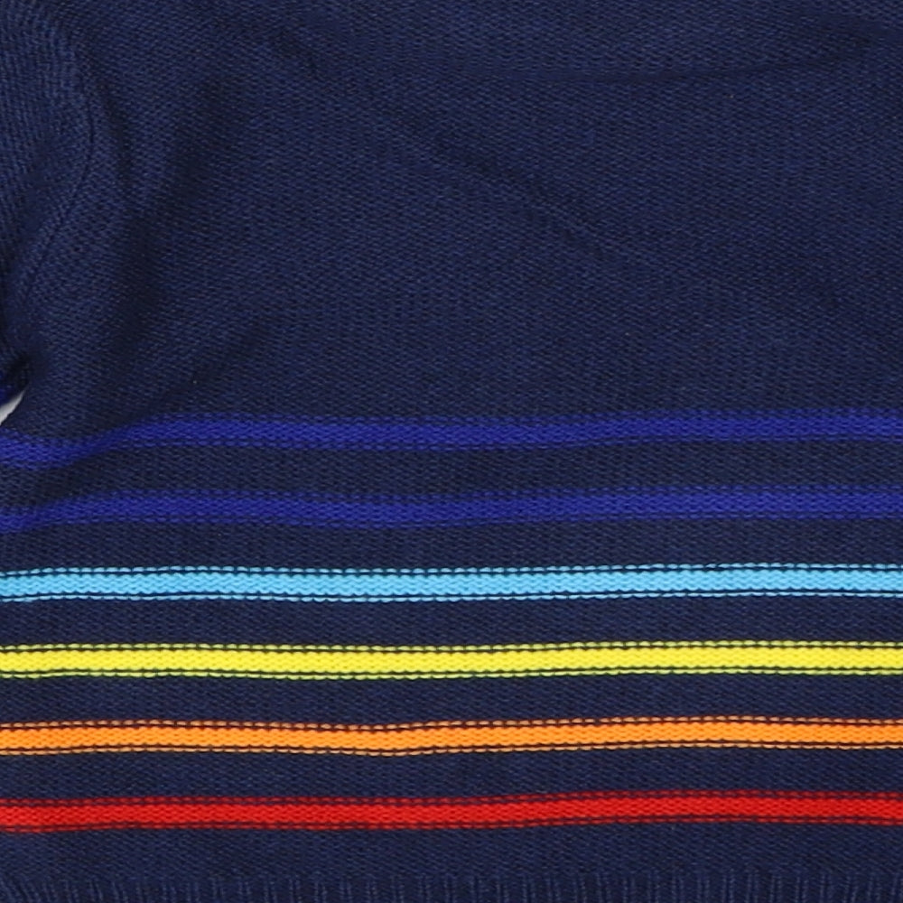Dunnes Boys Blue  Knit Pullover Jumper Size 18-24 Months  - dinosaur