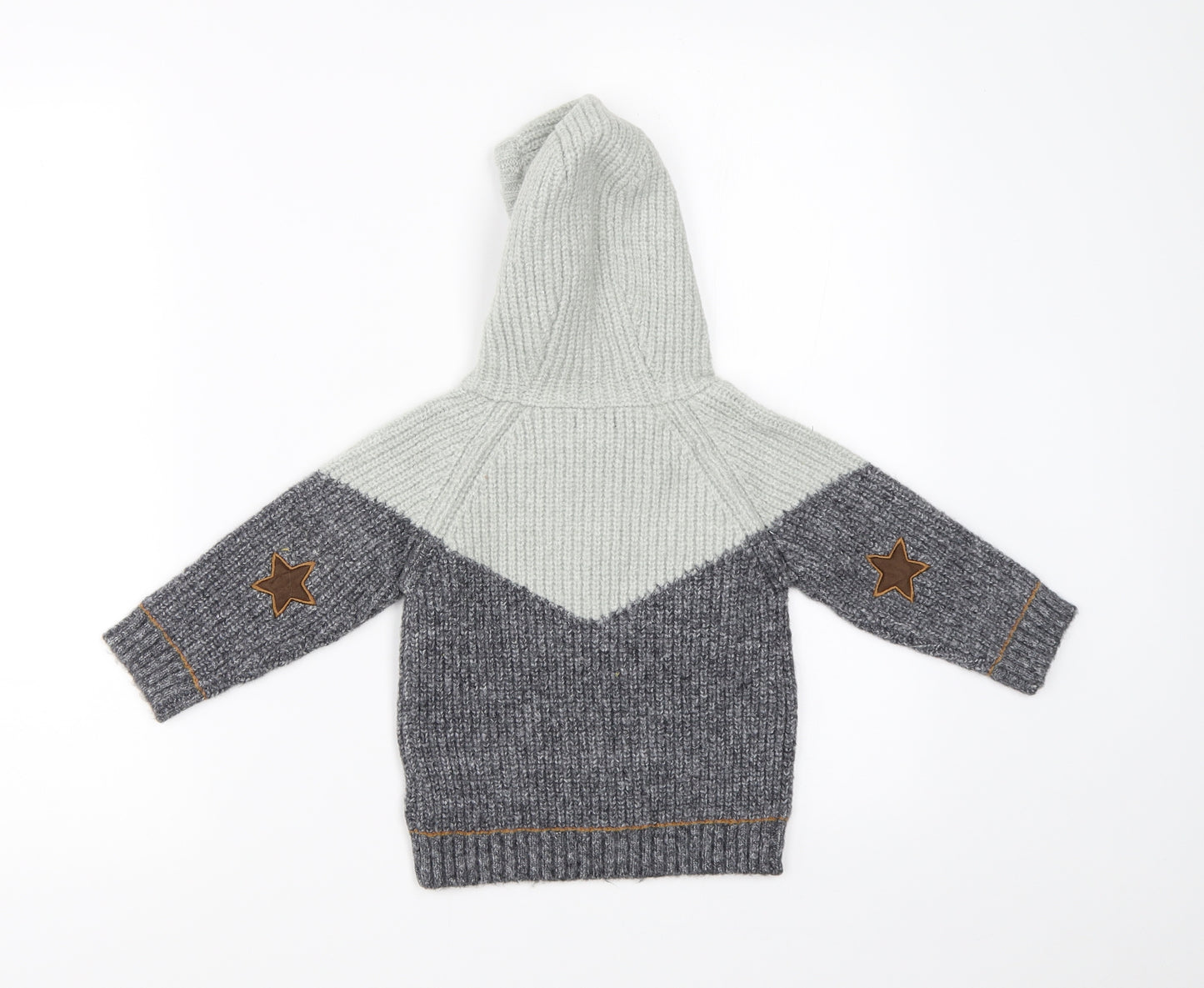 NEXT Boys Grey  Knit Pullover Jumper Size 12-18 Months