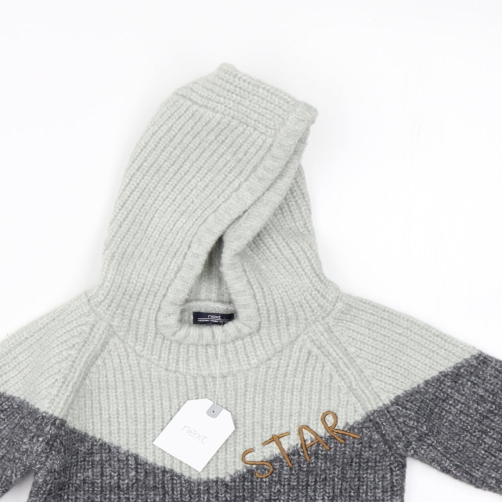 NEXT Boys Grey  Knit Pullover Jumper Size 12-18 Months