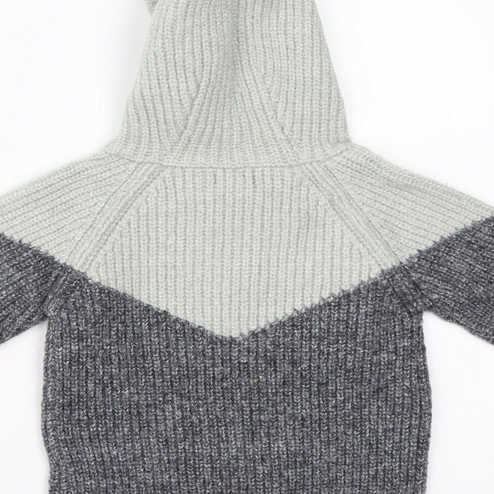 NEXT Boys Grey  Knit Pullover Jumper Size 12-18 Months