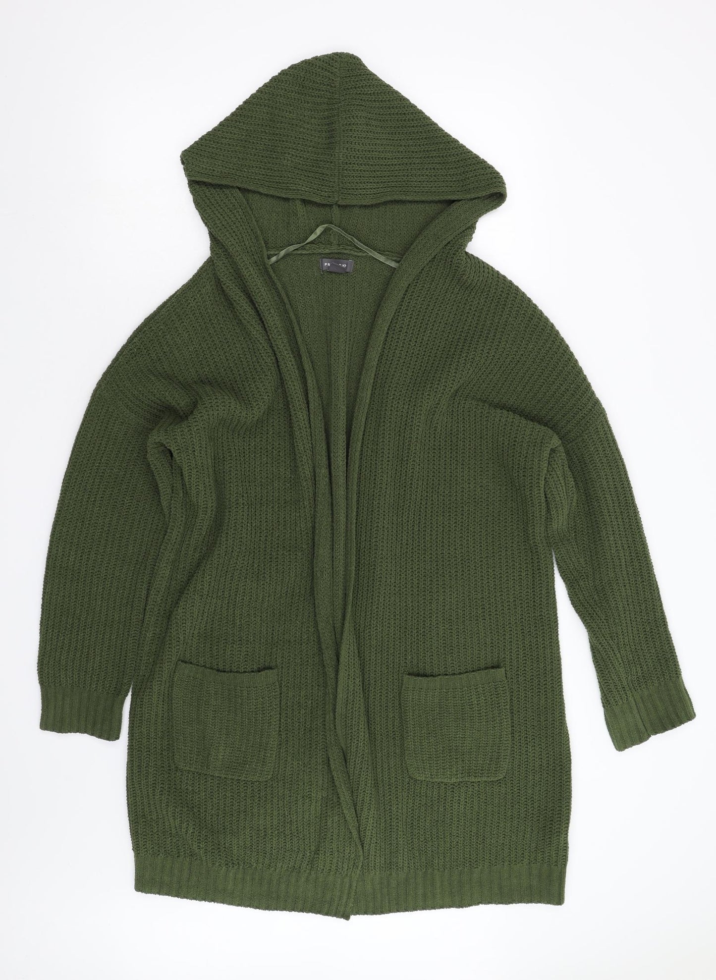 Primark Womens Green  Knit Cardigan Jumper Size XS