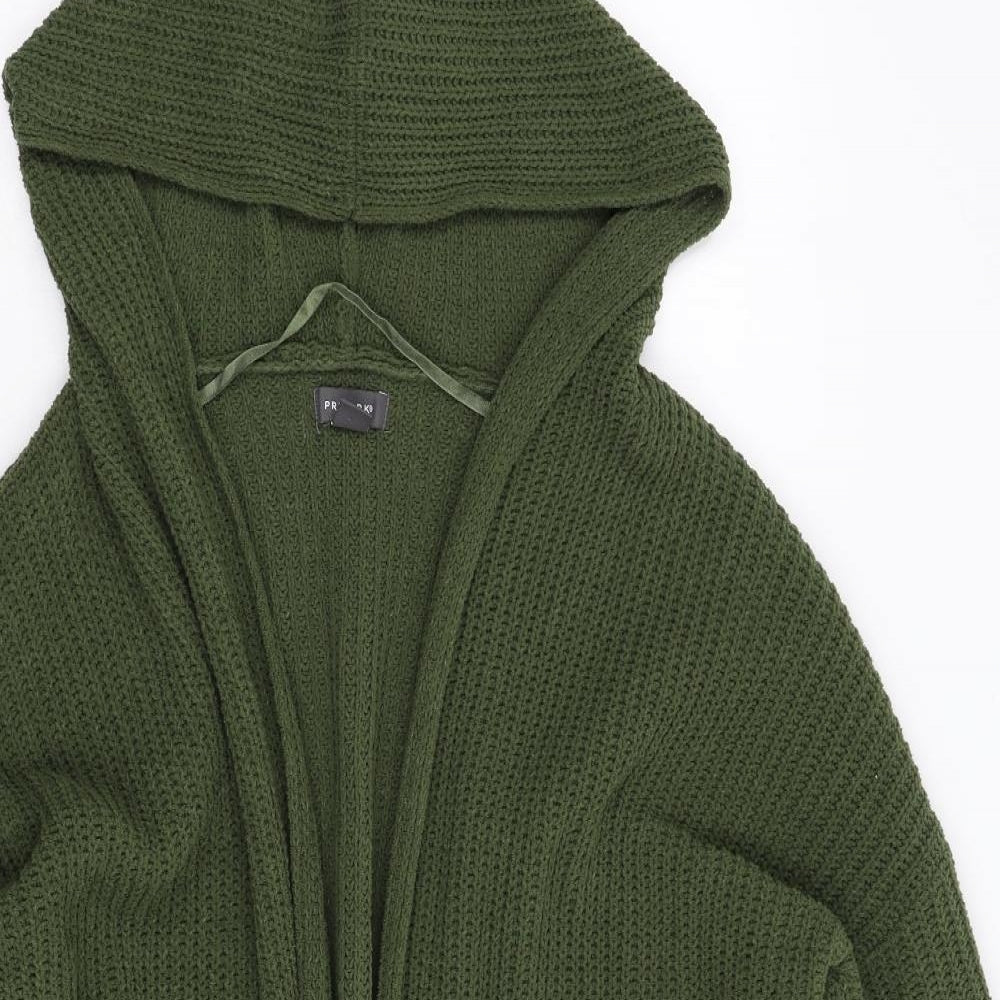 Primark Womens Green  Knit Cardigan Jumper Size XS
