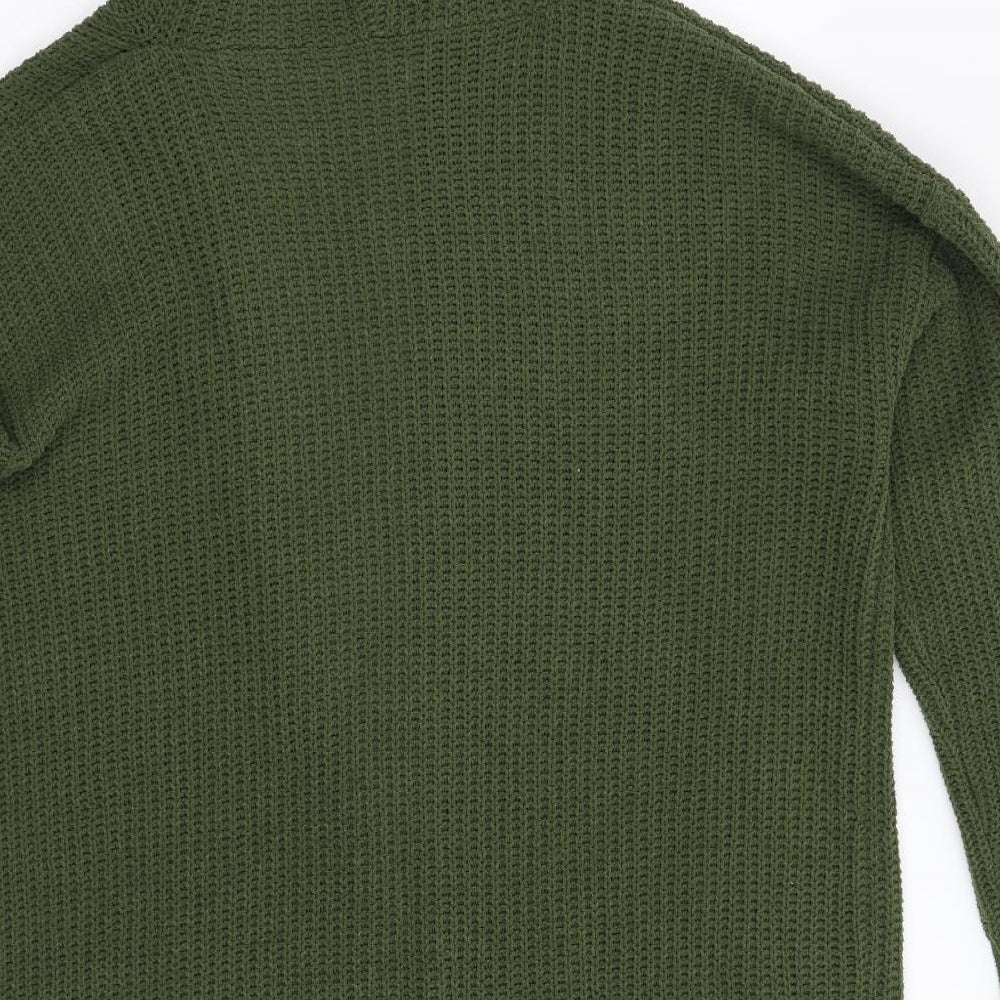 Primark Womens Green  Knit Cardigan Jumper Size XS