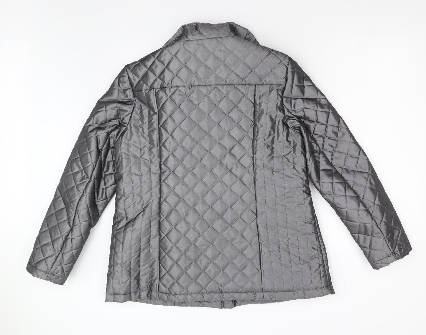DASH Womens Grey   Quilted Jacket Size 16