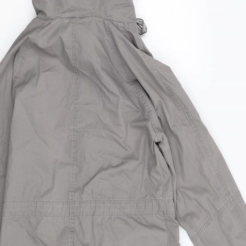 Golddigga Womens Grey   Overcoat Coat Size M