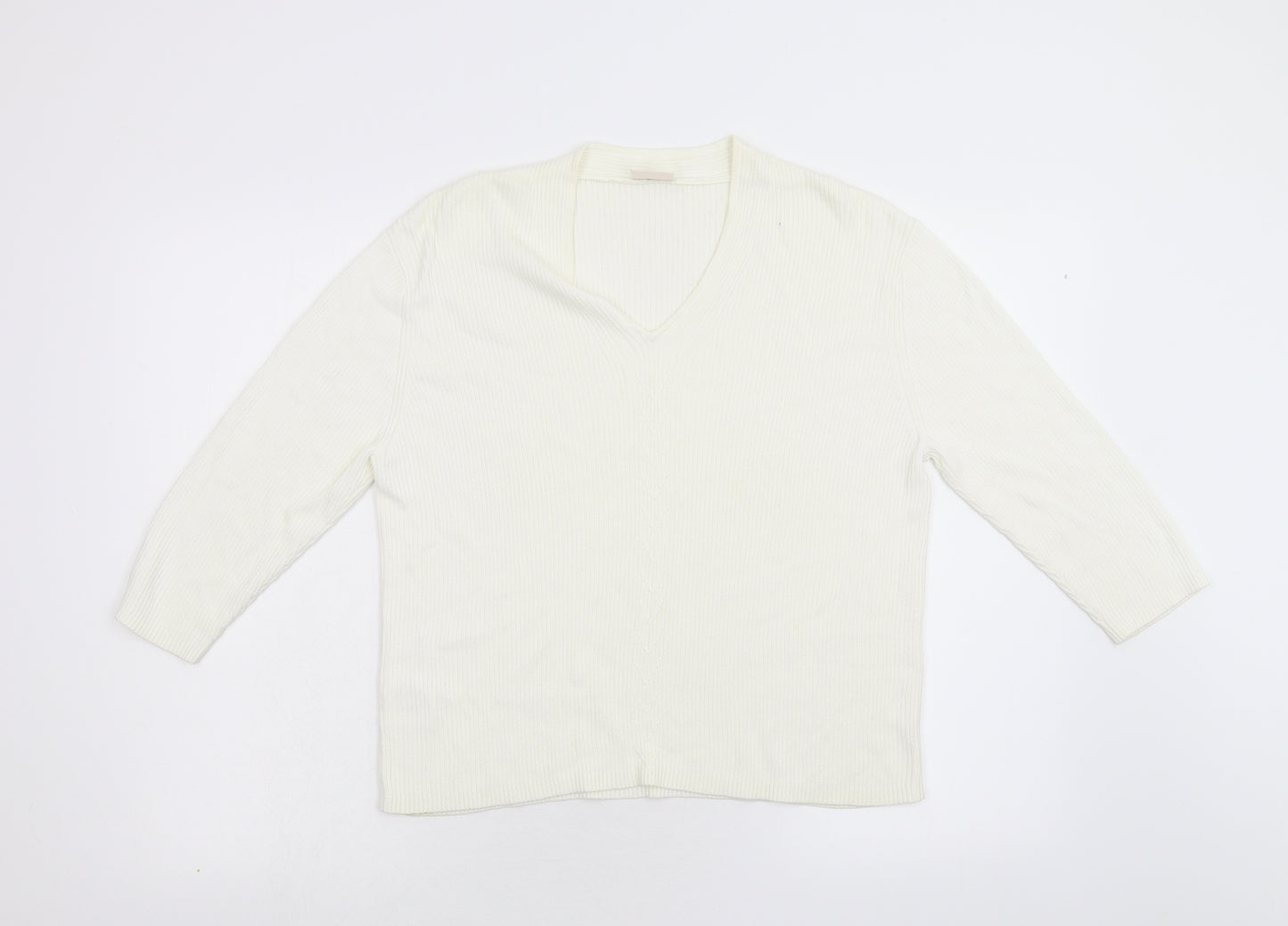 Country Casuals Womens Ivory   Pullover Jumper Size L