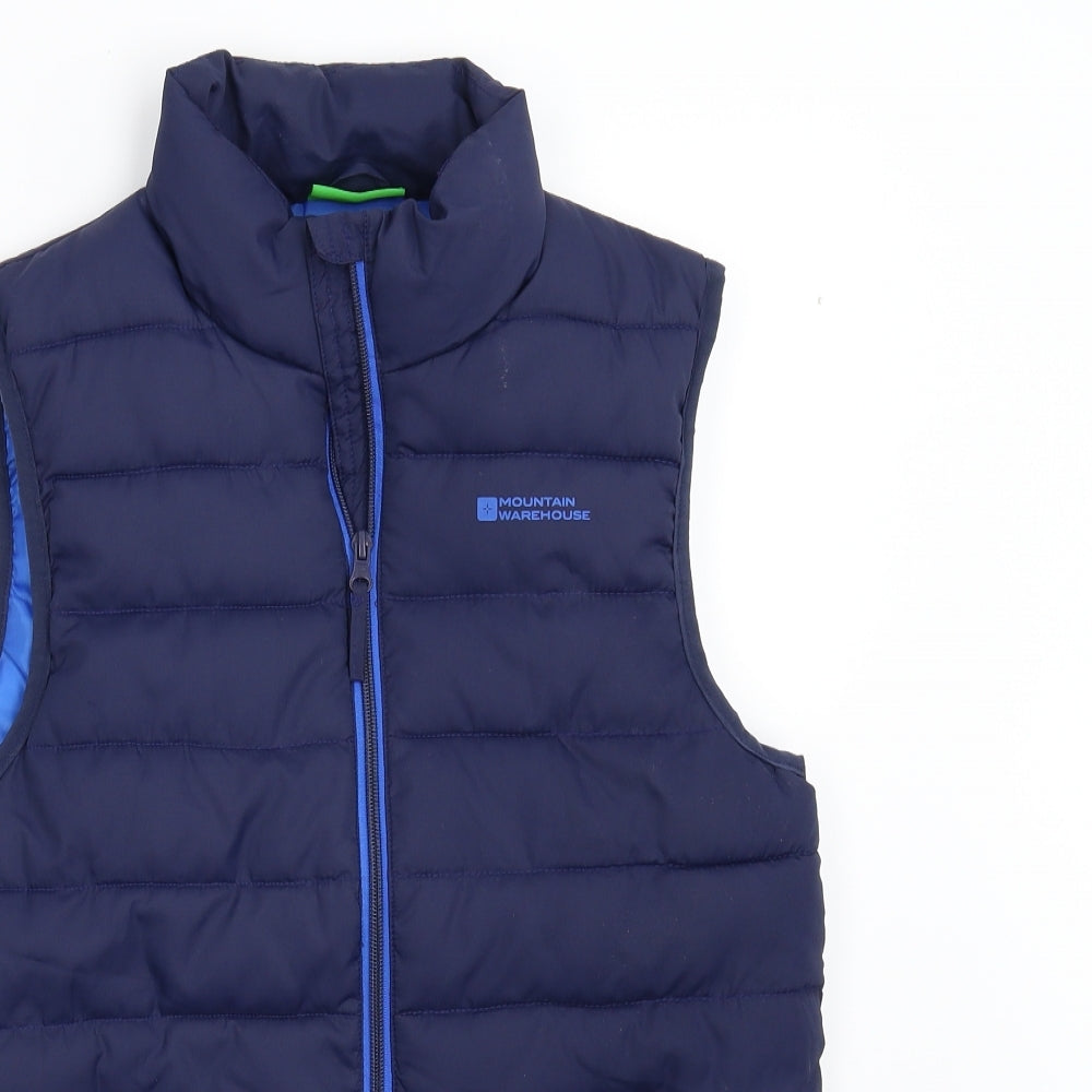 Mountain Warehouse Boys Blue   Gilet Waistcoat Size 13 Years