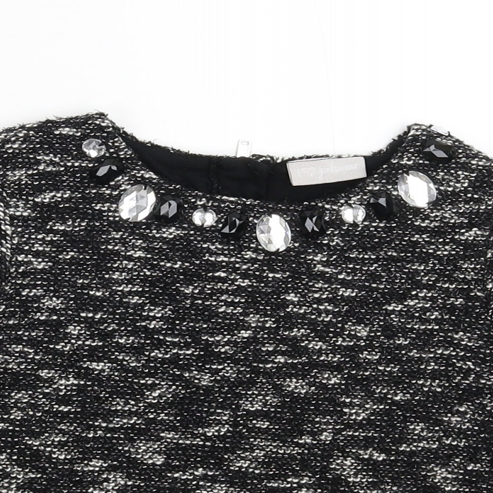 Matalan Girls Grey   Pullover Jumper Size 6 Years