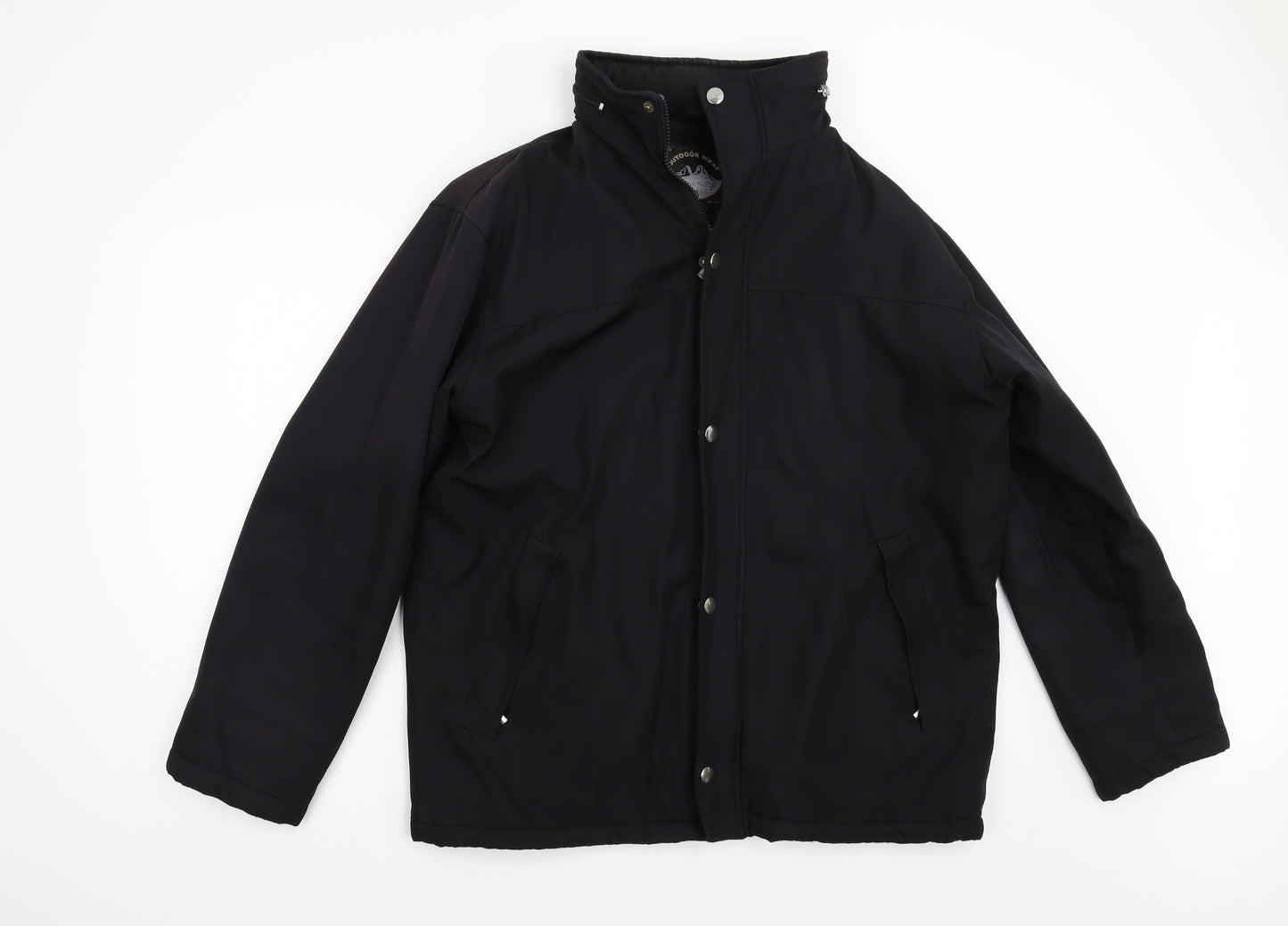 Outdoor View Mens Black   Jacket  Size M