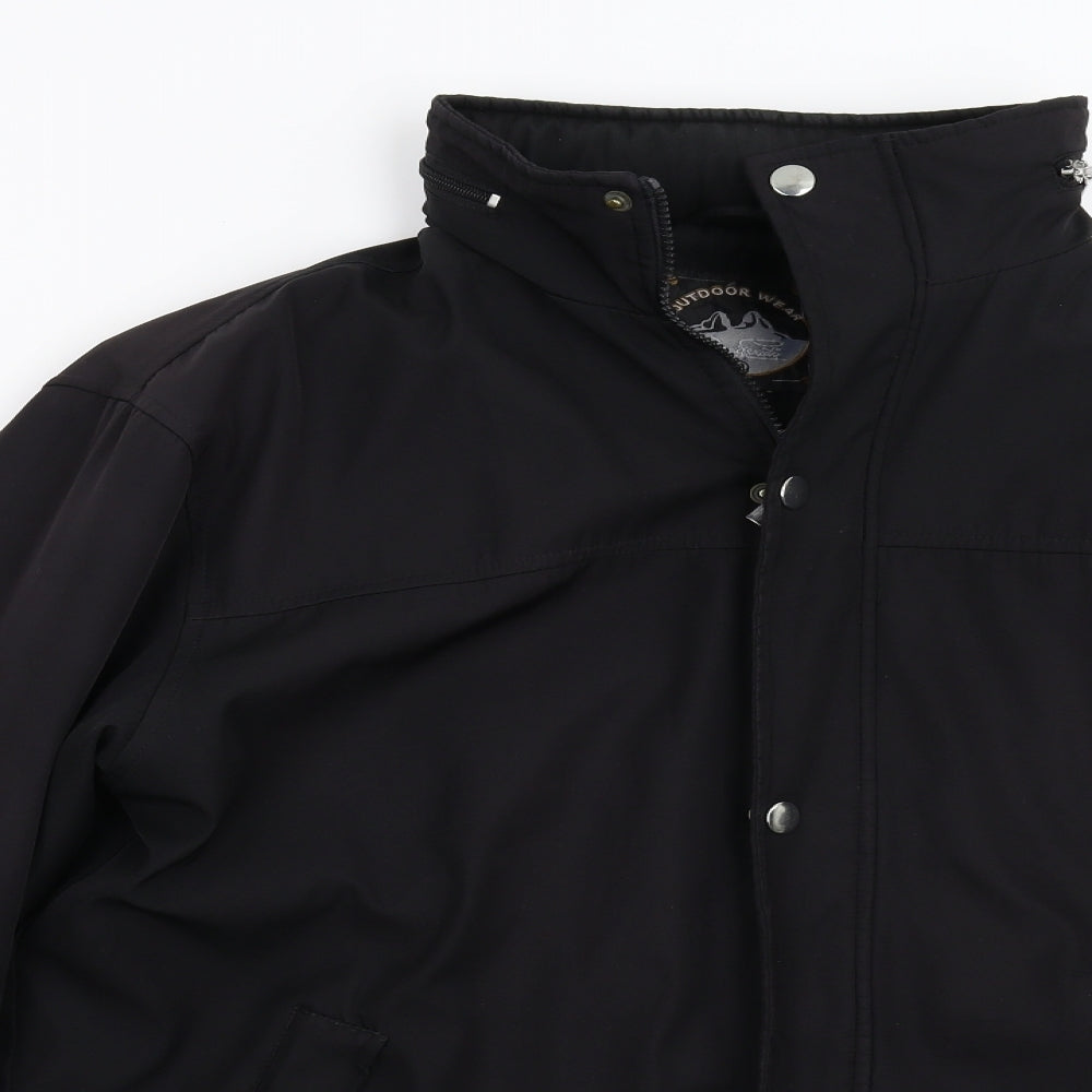 Outdoor View Mens Black   Jacket  Size M