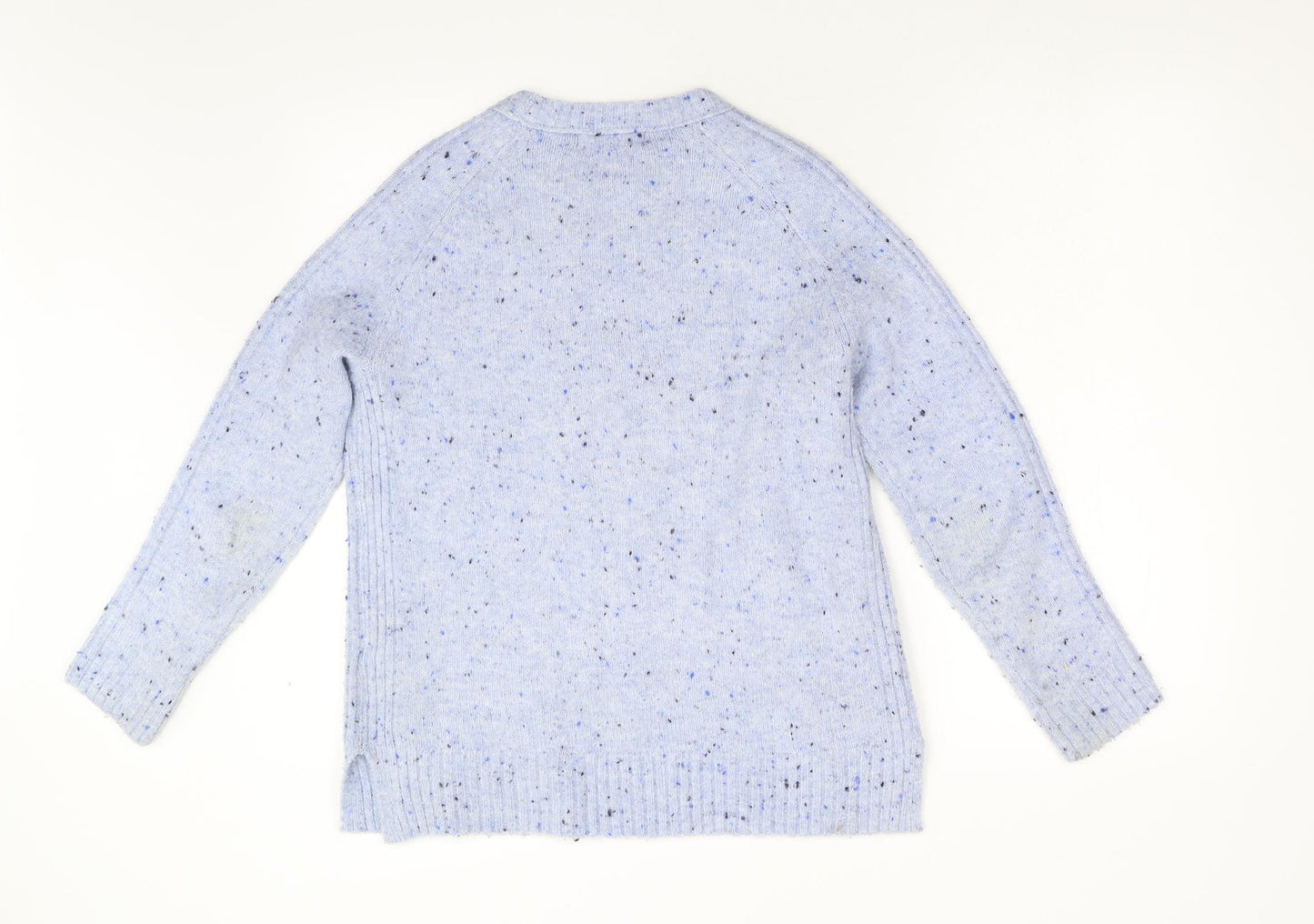 M&S Womens Blue  Knit Pullover Jumper Size S