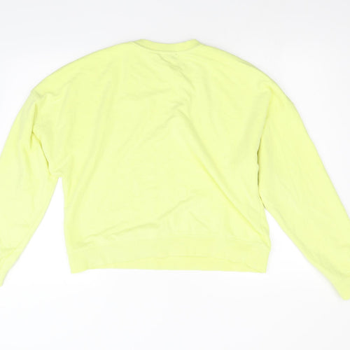 New Look Womens Yellow   Pullover Sweatshirt Size M