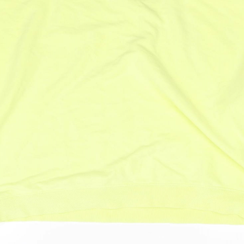 New Look Womens Yellow   Pullover Sweatshirt Size M
