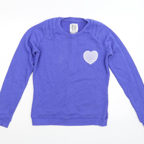 Karssan Womens Blue   Pullover Sweatshirt Size XS