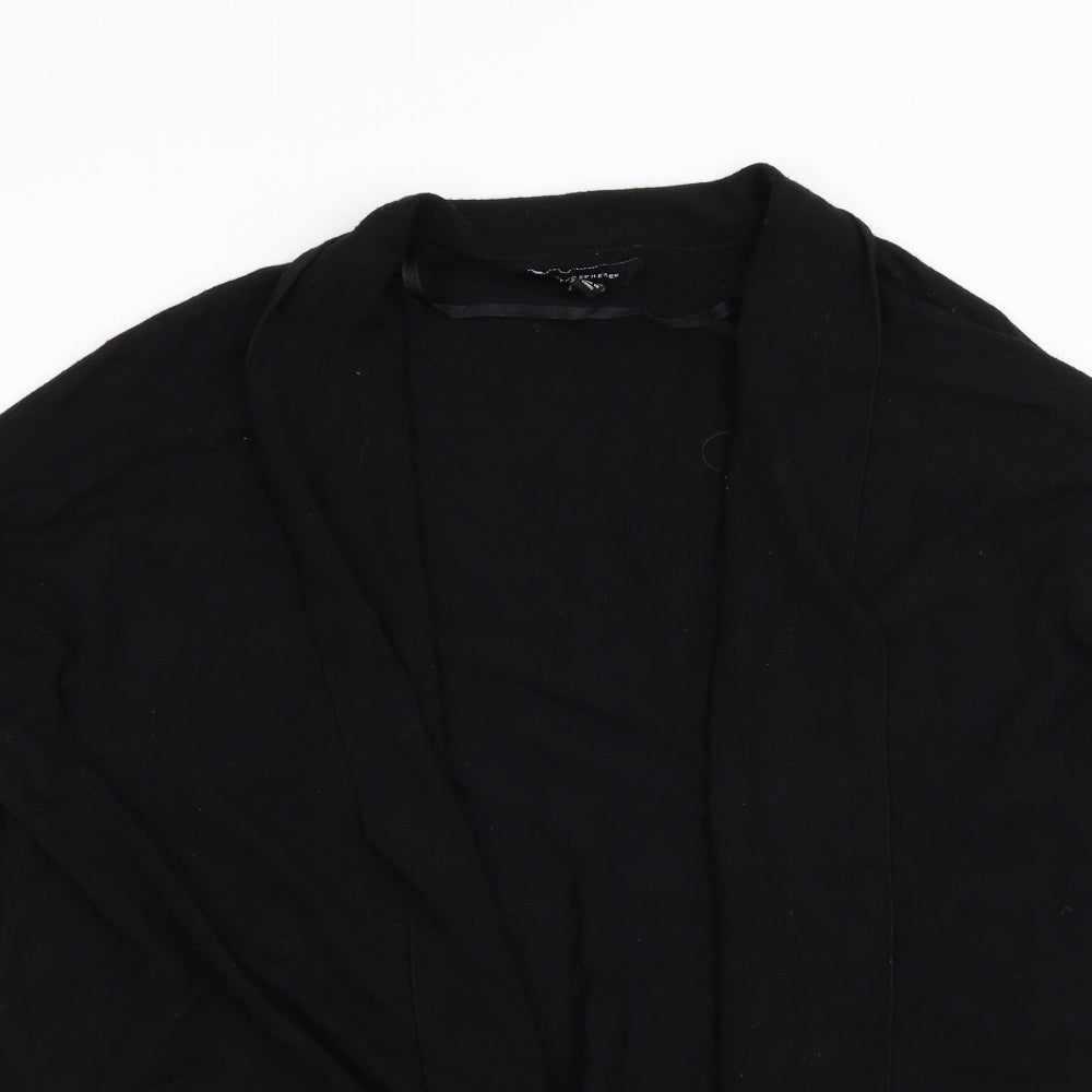 Primark Womens Black  Knit Cardigan Jumper Size 14