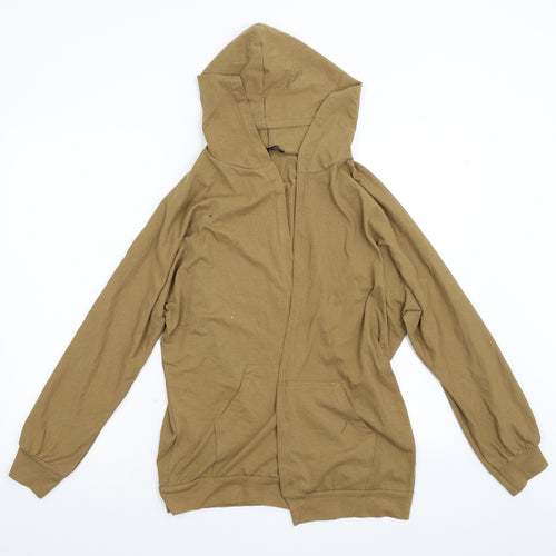 I SAW IT FIRST Womens Brown   Cardigan Hoodie Size XS