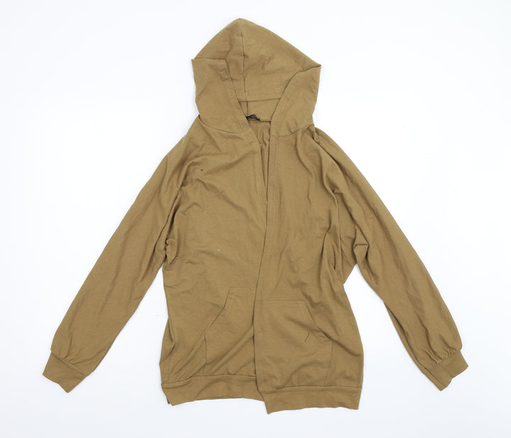 I SAW IT FIRST Womens Brown Cardigan Hoodie Size XS