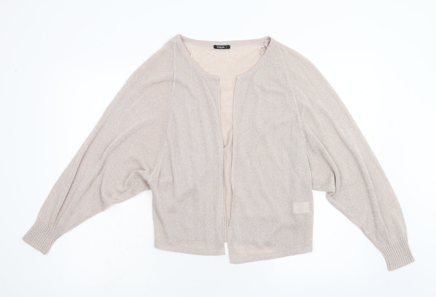 Roman Womens Pink  Knit Cardigan Jumper Size 12  - Bat Wing