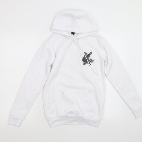 Cry Baby Womens White   Pullover Hoodie Size 2XS