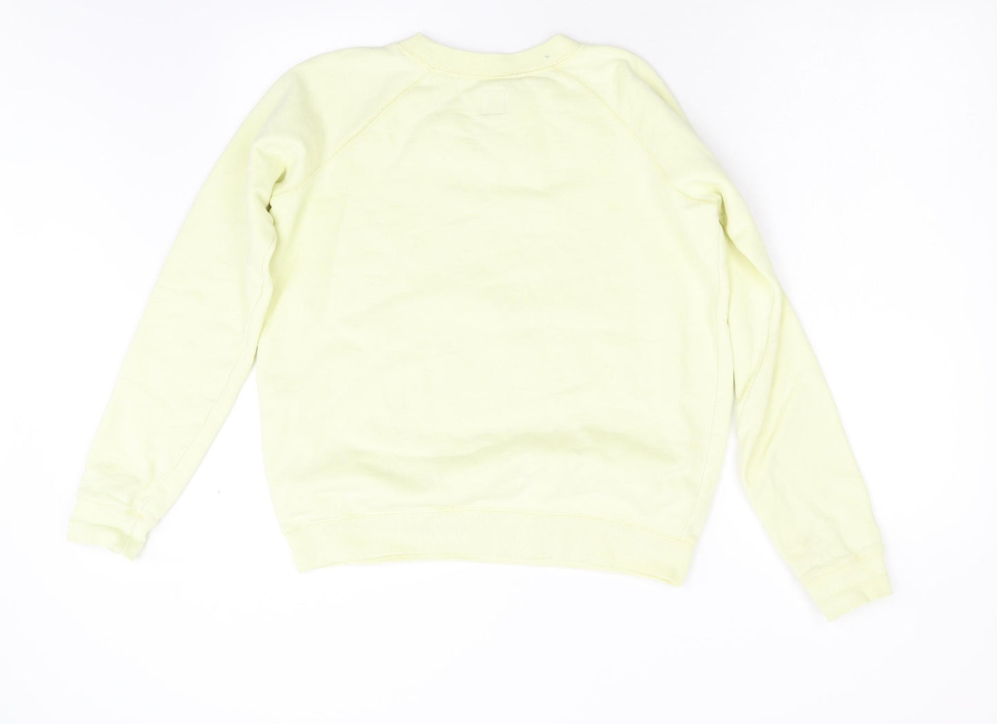 Jack Wills Womens Yellow   Pullover Sweatshirt Size 6