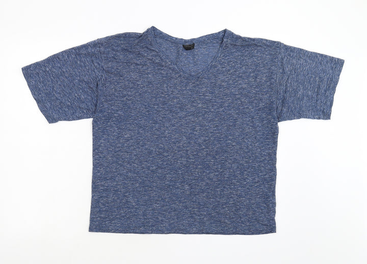 Topshop Womens Blue   Basic T-Shirt Size 8